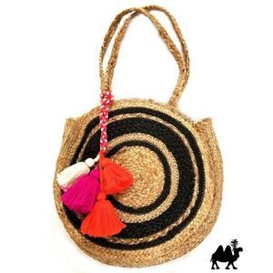 The Cabana Round Tote Bag